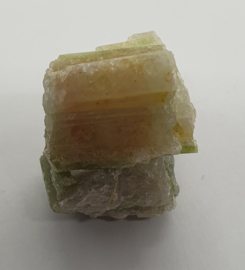 Watermeloen Tourmalijn in kwarts.