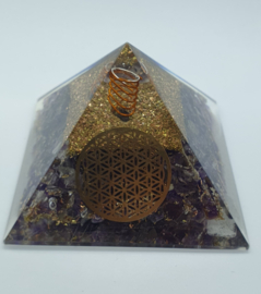 Orgonite Piramide  - Amethyst