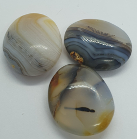 Dendriet Agaat trommelsteen