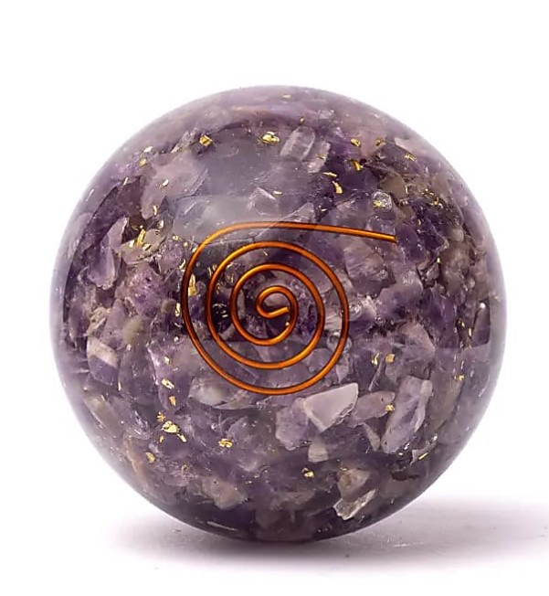 Orgonite Bol Amethyst - Seed of Life