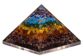 Orgonite Piramide - 7 Chakra