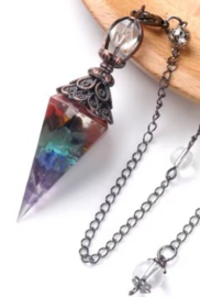 Orgonite Chakra pendel