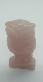 Uil Rozekwarts ca. 3,5 cm