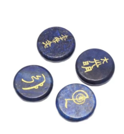 Set - Reiki Symbool Stenen Lapis Lazuli