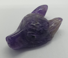 Wolf hanger Amethyst