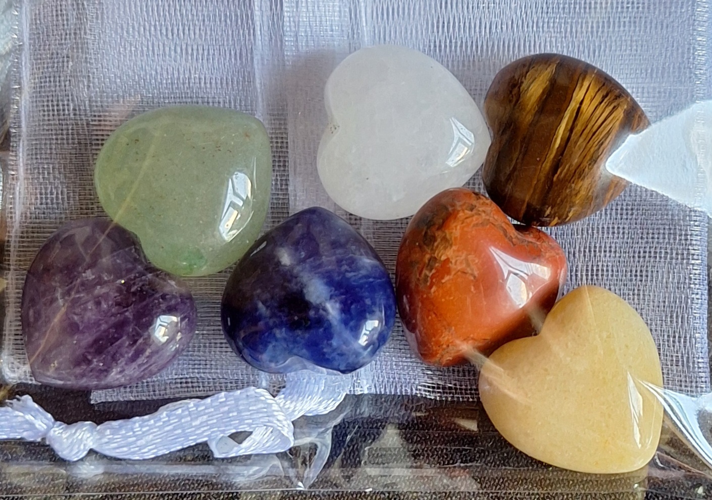 Set van 7 Minihartjes