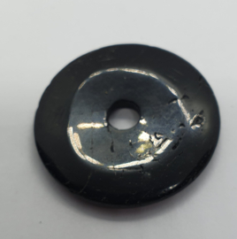 Zwarte Tourmalijn donut Ø 40 mm