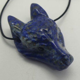 Wolf hanger Lapis Lazuli