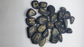 Obsidiaan Runenstenen set