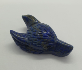 Wolf hanger Lapis Lazuli