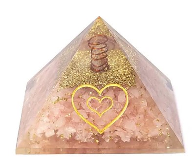 Orgonite Piramide  - Rozekwarts