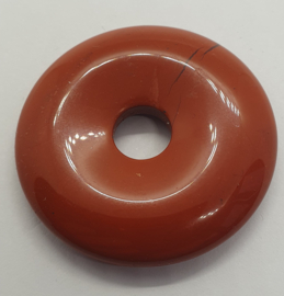 Jaspis Rood donut ca. Ø 30 mm