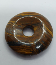 Tijgeroog donut Ø 30 mm
