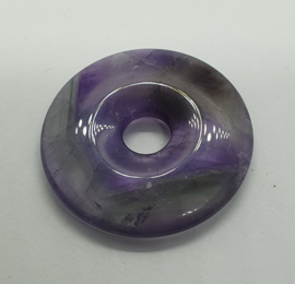 Fluoriet Paars  donut Ø 40 mm