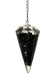 Orgonite Zwarte Tourmalijn pendel