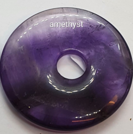 Amethyst donut Ø 40 mm