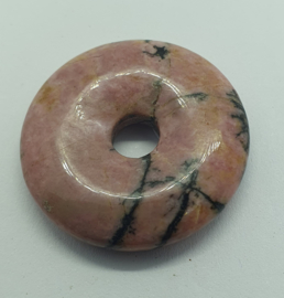 Rhodoniet donut Ø 30 mm