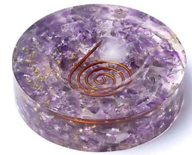 Orgonite bolhouder - Amethyst