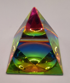Feng Sui piramide kleur 5x5 cm