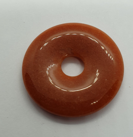 Aventurijn oranje donut Ø 40 mm