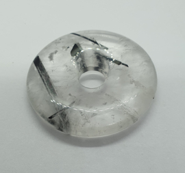 Tourmalijnkwarts donut Ø 40 mm