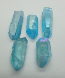 Aqua Aura ruwe punten ca. 10 -14 gram