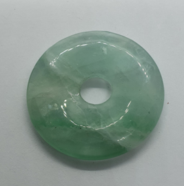 Fluoriet groen donut Ø 40 mm