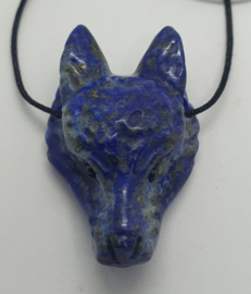 Wolf hanger Lapis Lazuli