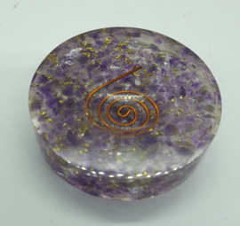 Orgonite bolhouder - Amethyst