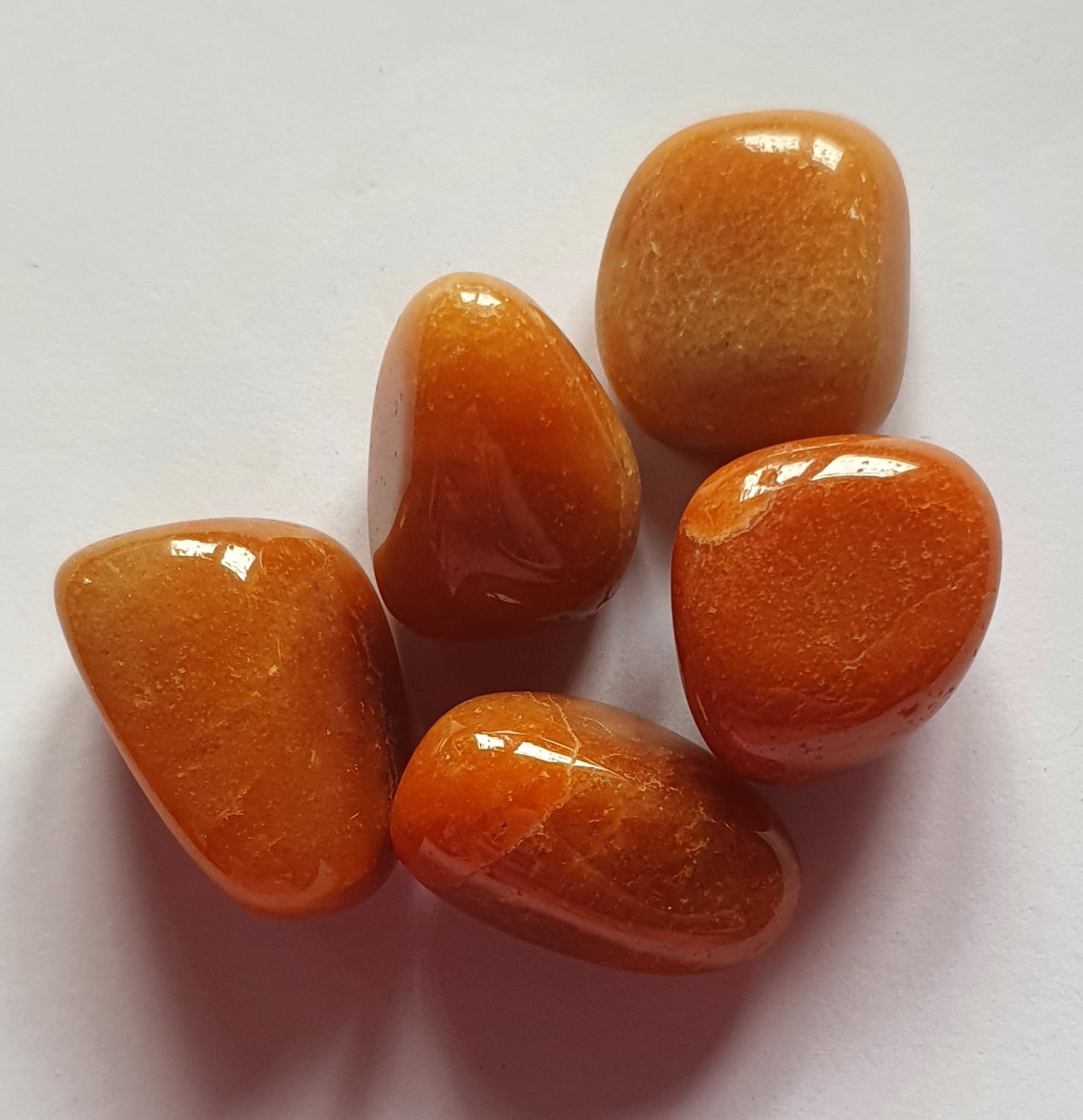 Aventurijn oranje  trommelsteen