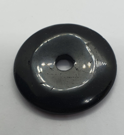 Zwarte Tourmalijn donut Ø 40 mm