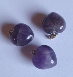 Amethyst hart hangertje