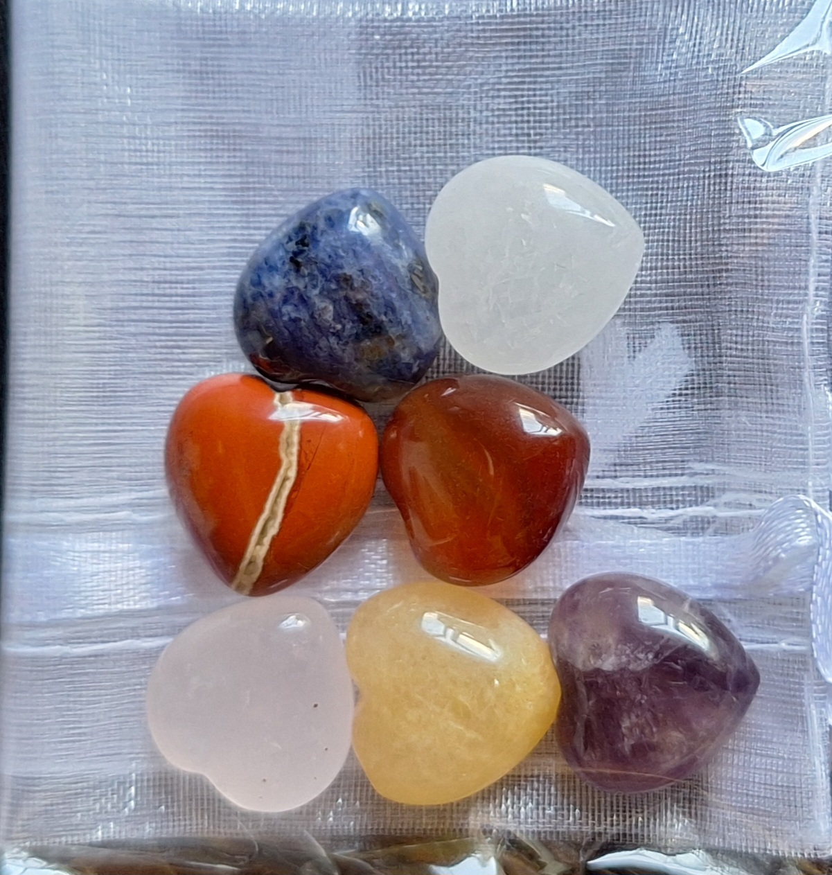Set van 7 Minihartjes