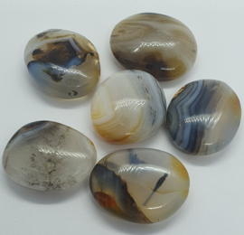 Dendriet Agaat trommelsteen