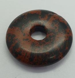 Obsidiaan Mahonie donut Ø 40 mm