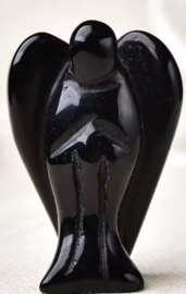 Engel 5 cm - Obsidiaan