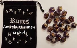 Amethyst Runenstenen set