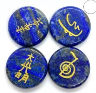 Set - Reiki Symbool Stenen Lapis Lazuli