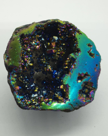 Titanium kwarts mini geode