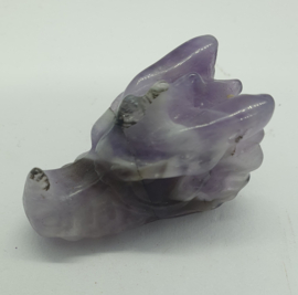 Mini Draken Schedel Amethyst kwarts ca. 3,5 cm