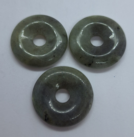 Labradoriet donut Ø 30 mm