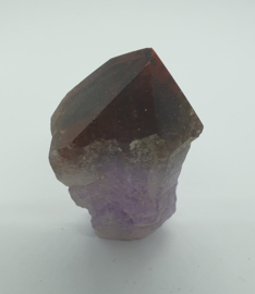 Amethyst  cluster point met cacoxenite - nr 1