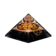 Orgonite Piramide Zwarte Tourmalijn OHM