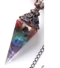 Orgonite Chakra pendel