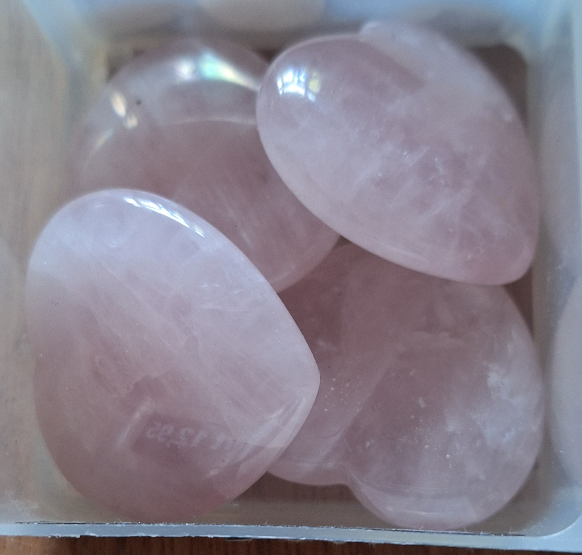 Rozekwarts hart 4 cm