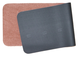 Badkamermat / loper Soft oud roze 50cm x 150cm antislip