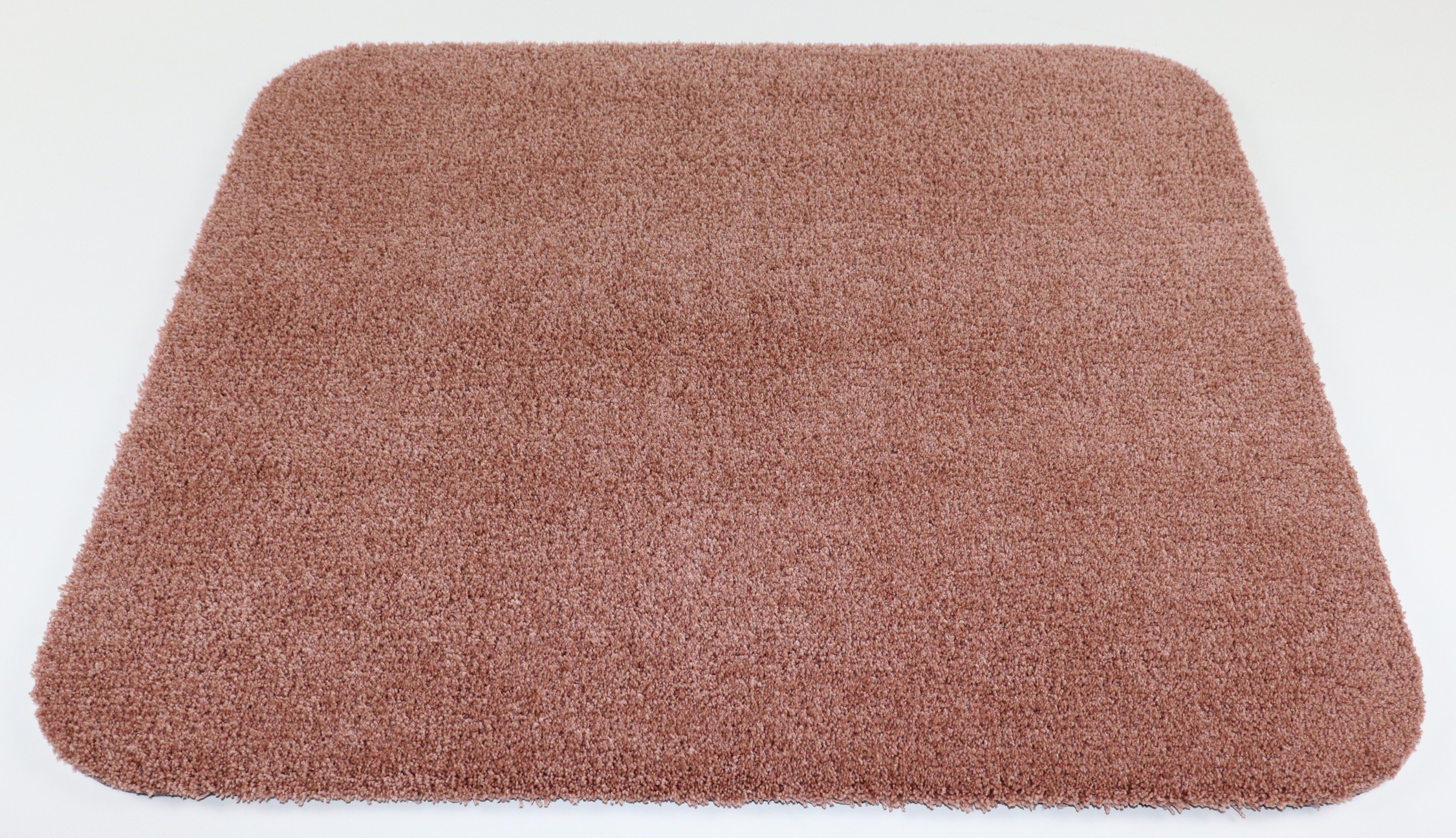 Badkamermat - WC mat - Hangend toiletmat - Soft - zalm oud roze - 50x60cm - antislip