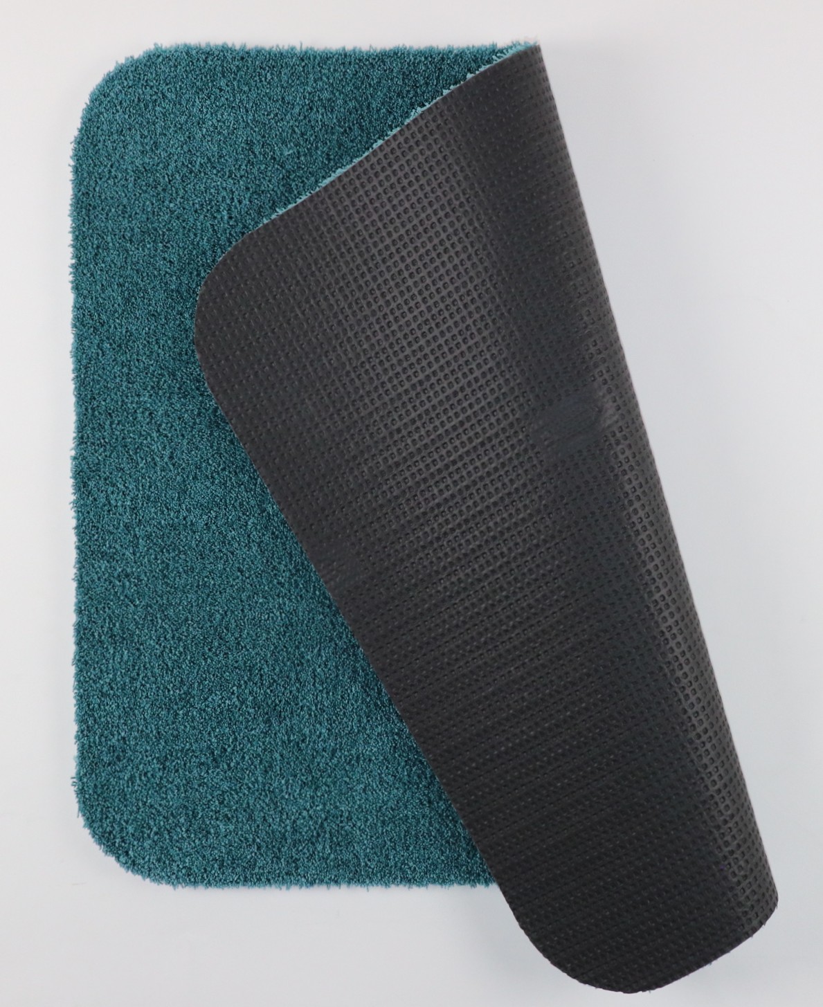 Badkamermat - WC mat - Hangend toiletmat - Soft - blauw groen - 50x60cm - antislip
