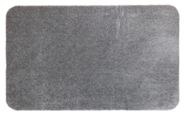 Wastafelmat - Badkamermat Soft donker grijs 70cm x 130cm antislip (maatwerk)