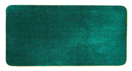 Wastafelmat - Badkamermat Soft donker groen 60cm x 120cm antislip